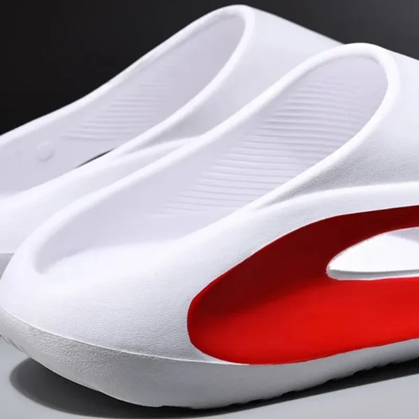 Zapatillas gruesas de EVA para interior de hombre, zapatillas frescas de suela blanda para el hogar, prendas de vestir para hombre, sandalias deslizantes por lotes de zapatos - Imagen 5