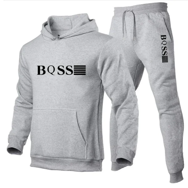 Trajes deportivos para hombre, chándal de moda, sudaderas con capucha y pantalones para mujer, conjuntos de dos piezas, sudaderas informales para correr, pantalones de chándal, ropa para hombre - Imagen 4