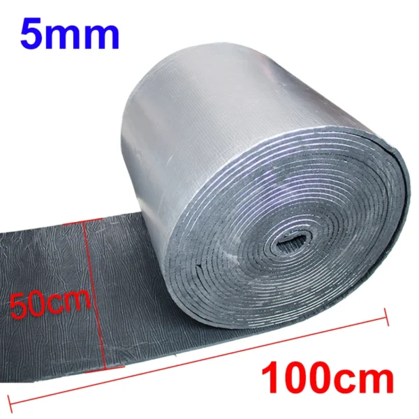 Estera amortiguadora de sonido para coche, 100/150/200/300cm x 50cm, 5/10/15mm, amortiguación de calor y ruido, estera amortiguadora insonorizada para puerta de motor de capó de coche - Imagen 10