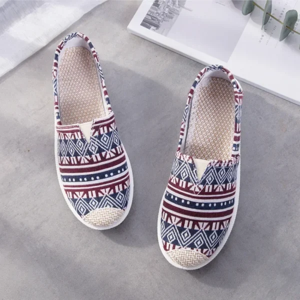 Zapatos de verano para mujer, zapatos planos transpirables de malla, Zapatillas ligeras cómodas para mujer, calcetines, mocasines sin cordones para mujer, Zapatillas para mujer - Imagen 29