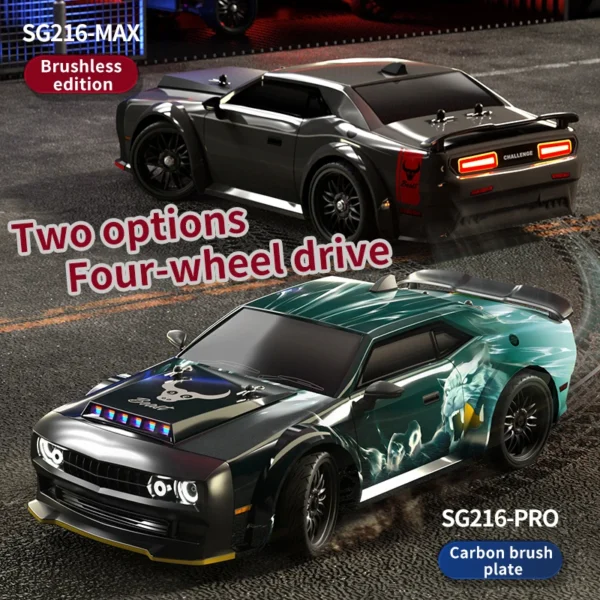 Vehículos de Control remoto de alta velocidad 1:16 sin escobillas 4WD RC coches deportivos SG116 PRO 40 KM/H coches de juguete regalos SG216 MAX RC Car 70 + KM/H - Imagen 3