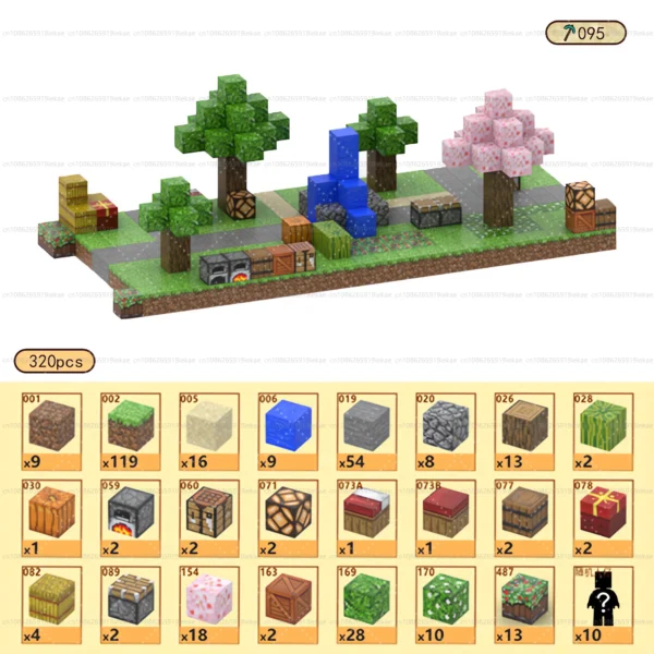 Bloques de construcción magnéticos, cubo magnético, juego de juguetes del mundo de la mina, cubos apilables sensoriales Montessori, juego de construcción, regalo de cumpleaños - Imagen 9