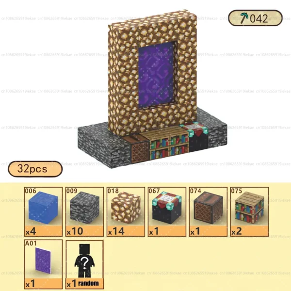 Bloques de construcción magnéticos, cubo magnético, juego de juguetes del mundo de la mina, cubos apilables sensoriales Montessori, juego de construcción, regalo de cumpleaños - Imagen 23