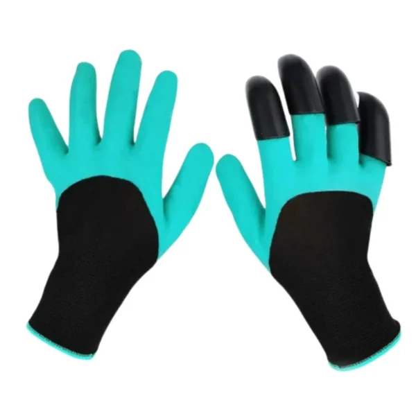 Guantes hortícolas con garras, guantes de excavación para jardín, vegetales, flores, jardín, plantación, guantes protectores de látex resistentes a puñaladas - Imagen 9