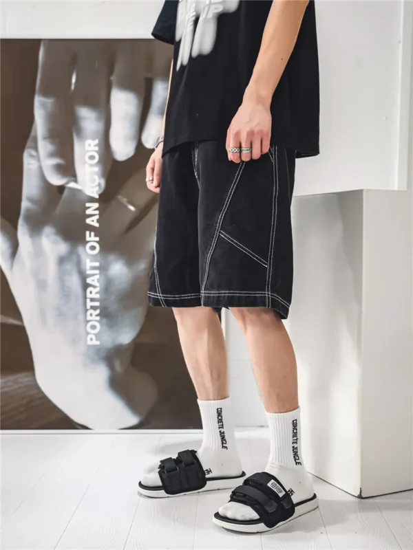 Zapatillas de exterior para hombre, zapatillas informales de interior, zapatillas antideslizantes con gancho de fondo suave, sandalias de verano de playa a la moda, chanclas - Imagen 5