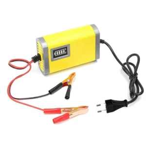 Cargador de batería inteligente para coche, dispositivo de carga automático de GEL de plomo ácido para motocicleta, con pantalla LCD, 12V, 2A