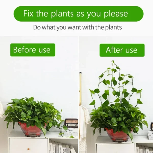 Clips de fijación para pared trepadora de plantas, Paquete de 10 Uds fijador de vid de ratán, gancho autoadhesivo, Clip Invisible para encuadernación de jardín, Clip adhesivo de pared - Imagen 5