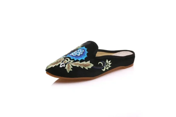 Zapatillas Harajuku de estilo chino para mujer, zapatos informales a la moda con bordado Vintage, ropa de calle de estilo étnico - Imagen 12