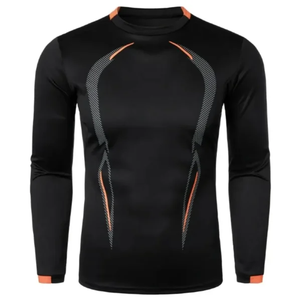 Camiseta de manga larga de secado rápido para hombre, ropa de calle ligera y transpirable, camiseta deportiva de gran tamaño para Fitness al aire libre, otoño - Imagen 8