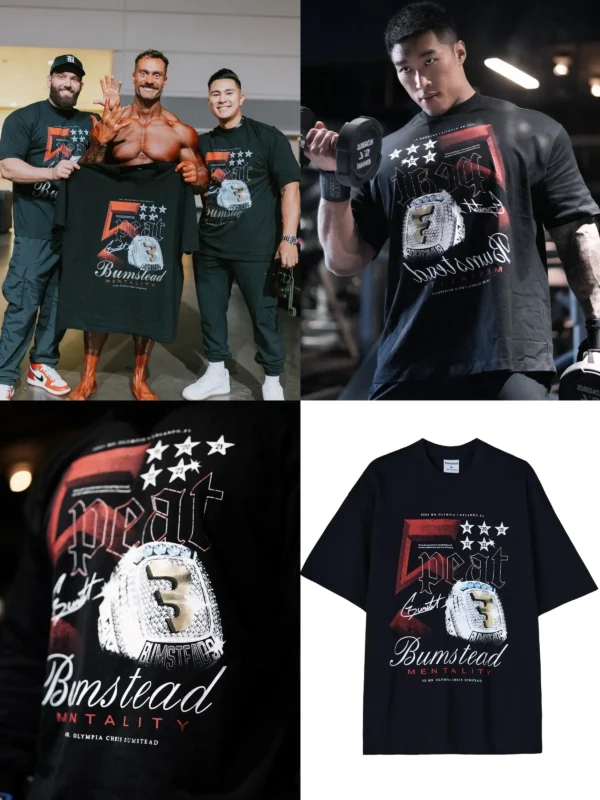 Camiseta holgada de algodón de manga corta para hombres y mujeres, entrenamiento físico, Top caído con hombros y calavera americana - Imagen 11