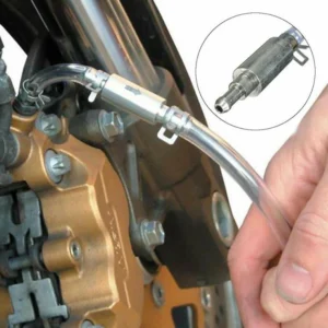 Kit de purga de freno de embrague de coche y motocicleta, manguera de 500mm con Kit de herramientas de purga de tubo de válvula unidireccional