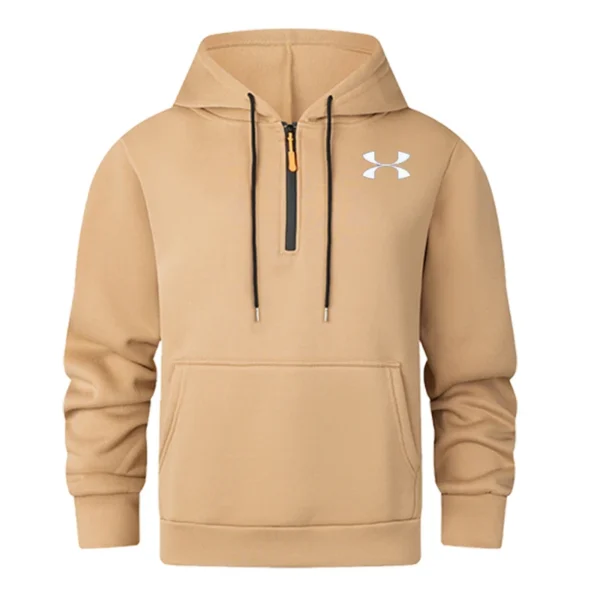 Sudadera con capucha para hombre, jersey deportivo informal, Sudadera con capucha de manga larga con cremallera Harajuku, abrigo holgado con bolsillo - Imagen 3