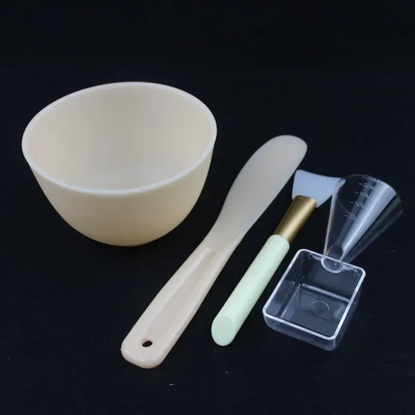 Herramientas para mezclar mascarillas faciales, aplicador Facial reutilizable, espátula, cuenco para máscara agitadora, Kit de cuchara, suministros de maquillaje de belleza para el cuidado de la piel - Imagen 12