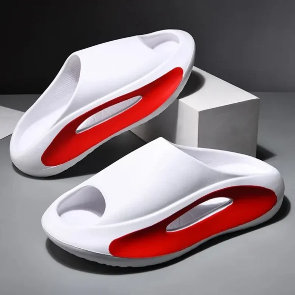 Zapatillas gruesas de EVA para interior de hombre, zapatillas frescas de suela blanda para el hogar, prendas de vestir para hombre, sandalias deslizantes por lotes de zapatos - Imagen 3