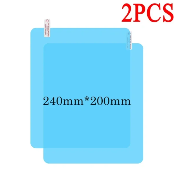 Adhesivo para espejo retrovisor de coche, Film transparente impermeable para ventana lateral, antiniebla, Film protectoras impermeables para coche y motocicleta, 2 uds. - Imagen 11