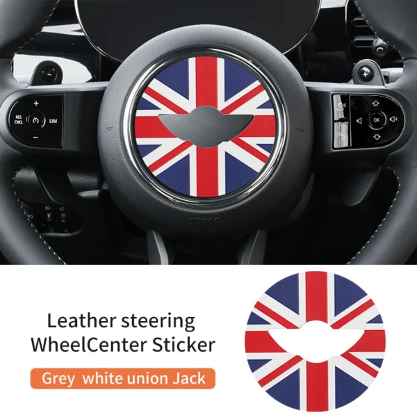 Pegatina para volante de coche, pegatinas de cuero PU para Mini Cooper R55 R56 R57 R60 R50 R52 R53 F56 F54 F60, accesorios interiores para coche - Imagen 16