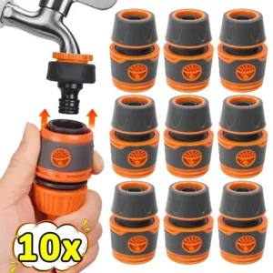 Conector rápido extensor de grifo 10/1 Uds manguera de jardín junta de conexión de manguera conectores de tubería de agua de jardín accesorios de tubería de riego