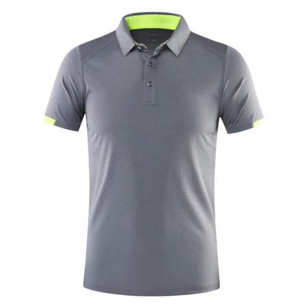Camisa POLO de manga corta traje de ciclismo traje de fitness para hombres Deportes casuales solapa de secado rápido - Imagen 6