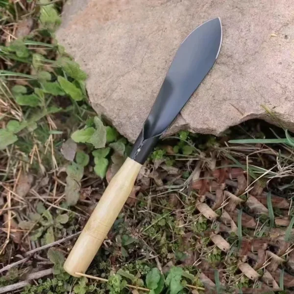 Herramienta de jardín multifuncional, pala para excavar verduras silvestres, plantas marinas, flores, pala, engrosamiento del suelo, azada de hierro, pala de deshierbe - Imagen 8