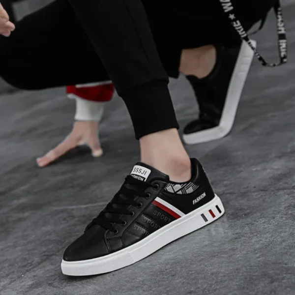 Zapatos planos Para Hombre, zapatillas de deporte de lujo Para Hombre, calzado Para deportes al aire libre Para Hombre, zapato vulcanizado de moda, Tenis Para Hombre, primavera y otoño 2024 - Imagen 6