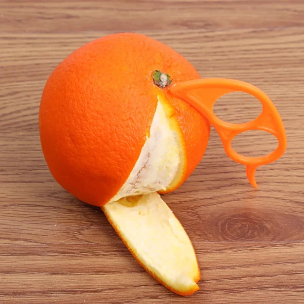 Peladores de frutas y naranjas, rebanador de naranjas y limón multifuncional creativo, fácil abridor, cuchillo para cítricos, utensilios de cocina para el hogar, 1-30 Uds. - Imagen 5