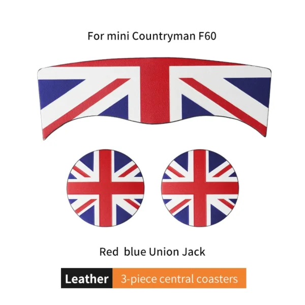 Posavasos, taza de coche, Union Jack-cojín de café, protección de ranura de almacenamiento, alfombrilla antideslizante para MINI Cooper F55 F56 F54 F60, accesorios - Imagen 9
