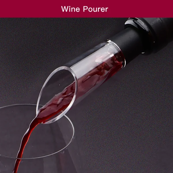 Abridor de vino eléctrico, sacacorchos automático con batería AA, abridor de botellas de vino con cortador de papel de aluminio para cocina, Bar, fiesta en casa, vino Lov - Imagen 3