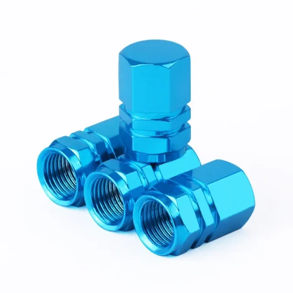 Tapas de válvula de neumático de coche de aluminio, cubierta hermética de válvula de neumático de aleación hexagonal, polvo impermeable para automóviles, motocicletas, camiones y bicicletas - Imagen 29