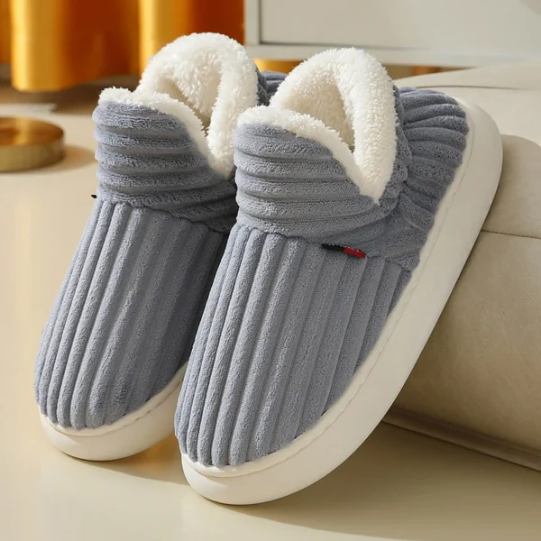 Botas cálidas súper suaves para mujer, forro de piel de felpa para exteriores, zapatos para el hogar, botas de nieve clásicas y cómodas para mujer - Imagen 14