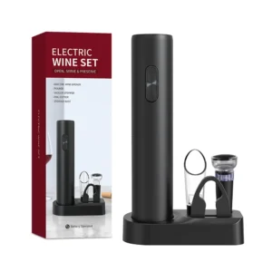 Abridor de vino eléctrico, sacacorchos automático con batería AA, abridor de botellas de vino con cortador de papel de aluminio para cocina, Bar, fiesta en casa, vino Lov