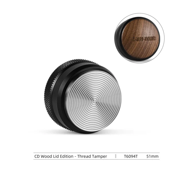 Compactador y distribuidor de café con alfombrilla de apisonamiento cepillo de limpieza juego de manipulación de Espresso accesorios de Barista para el hogar MHW-3BOMBER 51/53/58mm - Imagen 14