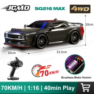 Vehículos de Control remoto de alta velocidad 1:16 sin escobillas 4WD RC coches deportivos SG116 PRO 40 KM/H coches de juguete regalos SG216 MAX RC Car 70 + KM/H