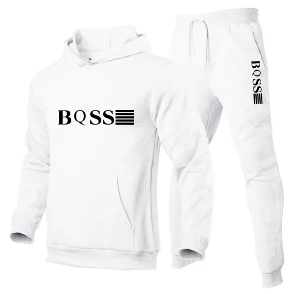 Trajes deportivos para hombre, chándal de moda, sudaderas con capucha y pantalones para mujer, conjuntos de dos piezas, sudaderas informales para correr, pantalones de chándal, ropa para hombre - Imagen 2