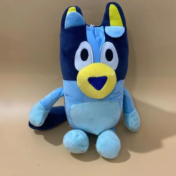 Juguetes de peluche familiares-animales de perro de dibujos animados muñecos de peluche suaves perfectos para regalos de cumpleaños y Navidad 17/28/40 cm Bluey & Bingo - Imagen 10