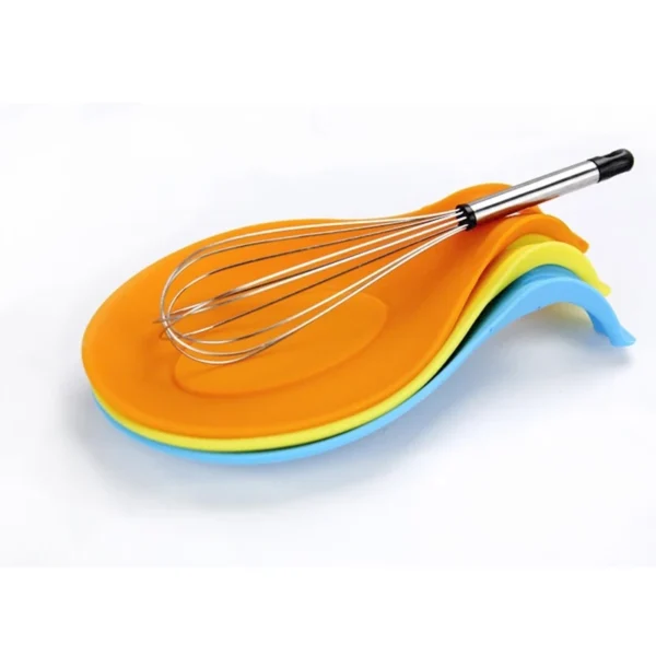 Gadgets de silicona multiusos, soporte para tapete de descanso de cuchara para vajilla, suministros de utensilios de cocina, accesorios - Imagen 2