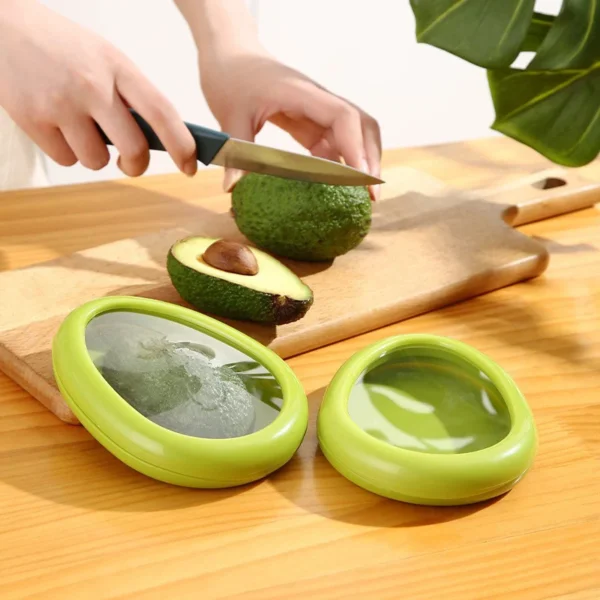 Cubierta de mantenimiento fresco de frutas y verduras, caja de almacenamiento de alimentos de aguacate, cubierta de sellado para conservación de frutas, utensilios de cocina, accesorios de cocina - Imagen 2