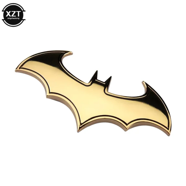 Pegatinas 3D con forma de murciélago para coche, pegatina con emblema de logotipo de coche de Metal fresco, calcomanía elegante, accesorios de estilo para motocicleta y automóvil 1 Uds. - Imagen 5