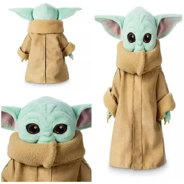 Disney Wars Baby Yoda muñecos de Peluche The Mandalorian Peluche niños Grogu figuras de acción de juguete lindo Peluche niñas juguete para regalo 30cm - Imagen 2