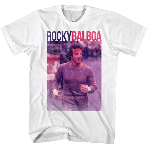 Camiseta de los hombres de alta calidad Slim Fit hombres de manga corta 1976 Hollywood Classic Rocky Stallone Stallone película conjunta estilo Retro - Imagen 15