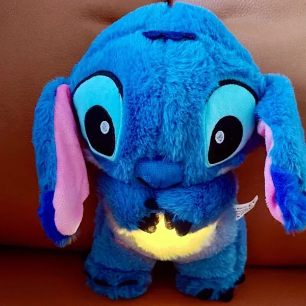 Muñeco de peluche de Disney, juguete de punto, oso de peluche para dormir, música relajante, compañero de juegos, juguete de peluche ligero Kawaii para niños, regalo para niños - Imagen 2
