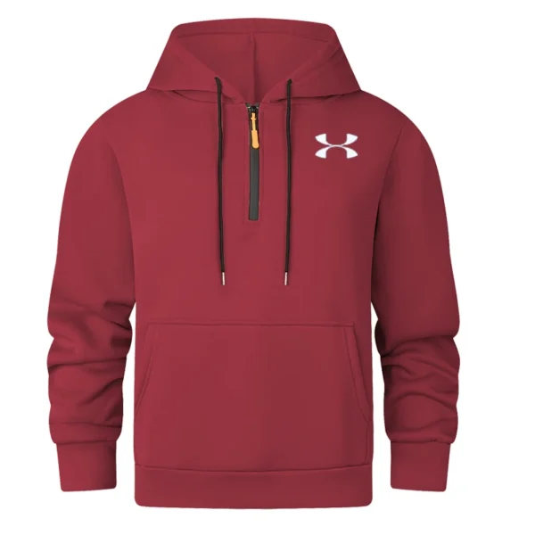 Sudadera con capucha para hombre, jersey deportivo informal, Sudadera con capucha de manga larga con cremallera Harajuku, abrigo holgado con bolsillo - Imagen 4