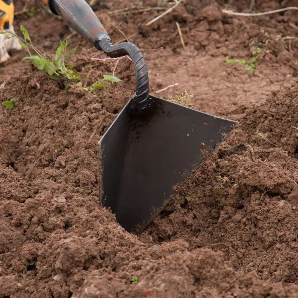 Azada de arado triangular para tierra agrícola, azada de suelo suelto, arado manual/array Manual, azada para plantar vegetales en el hogar - Imagen 4