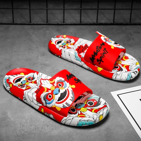 Zapatillas de casa para hombre, zapatillas de casa, chanclas de verano para hombre, zapatos de diseñador para hombre, sandalias para hombre adulto 2024 - Imagen 2