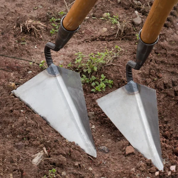 Azada de arado triangular para tierra agrícola, azada de suelo suelto, arado manual/array Manual, azada para plantar vegetales en el hogar - Imagen 3