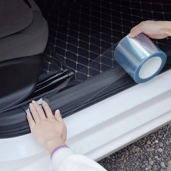 Película protectora para coche, pegatina impermeable antiarañazos para la piel, película protectora de pintura Ppf, película protectora Tesla en aerosol de vinilo negro - Imagen 2