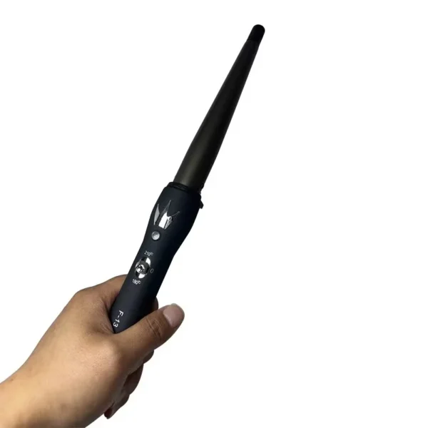 Rizadores De Cabello Rizadores Rizador Conico Tubo Único Esmalte Cerámico Flor De Pera Cono Pelo Eléctrico Rizado: 110-240 - V - Imagen 3