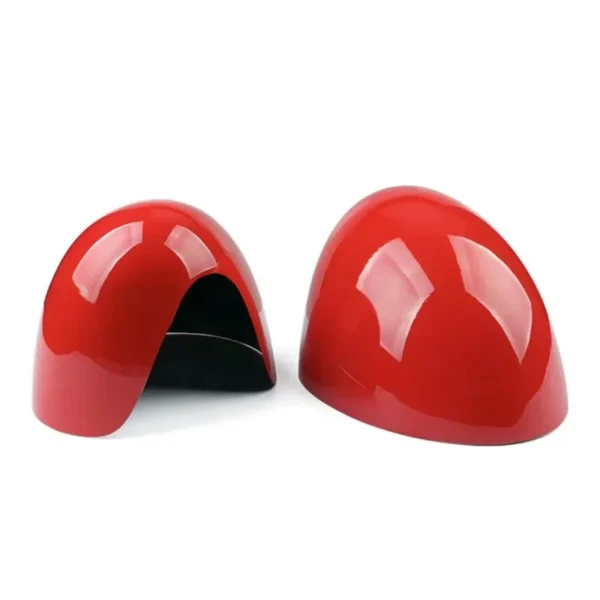 Cubiertas de espejo retrovisor exterior 2 unids/set la bandera negra carcasa del coche  para BMW MINI Cooper One S JCW F54 F55 F56 F57 F60 2015-2019 - Imagen 9
