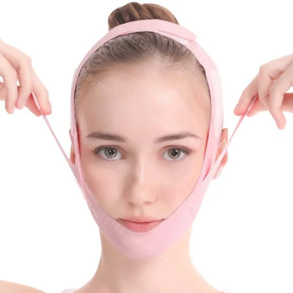 Vendaje adelgazante facial reutilizable para mujer, moldeador de cara en V, cinturón para levantar mejillas y barbilla, correa de masaje Facial, herramientas de belleza para el cuidado de la piel - Imagen 7