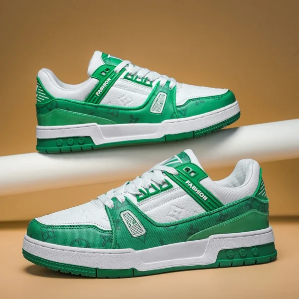 Zapatos de suela blanda transpirables para primavera, zapatos de trabajo informales, resistentes al desgaste, a la moda, fáciles de combinar, zapatos de tabla elevados, zapatos de calle para hombre - Imagen 5