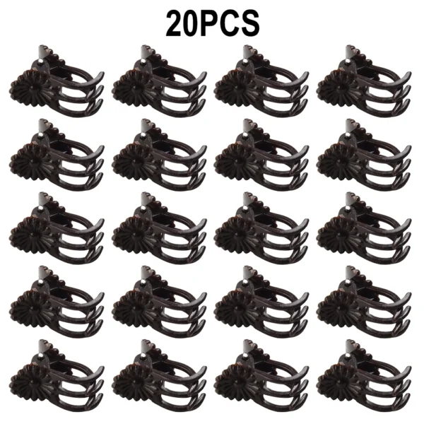 Clips para plantas de jardín, Clips para orquídeas y mariposas, abrazaderas para tallo de soporte para plantas, soporte para plantas de vid y flores de jardín, herramientas de jardín 20 piezas - Imagen 6